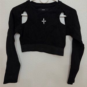 SMFK Long Cropped Shirt Size M